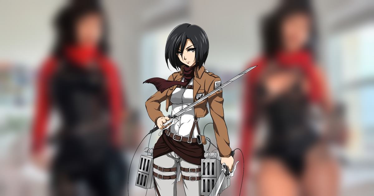 Cosplayer nekoboicarti vira Mikasa em cosplay revelador de ‘Attack on Titan’