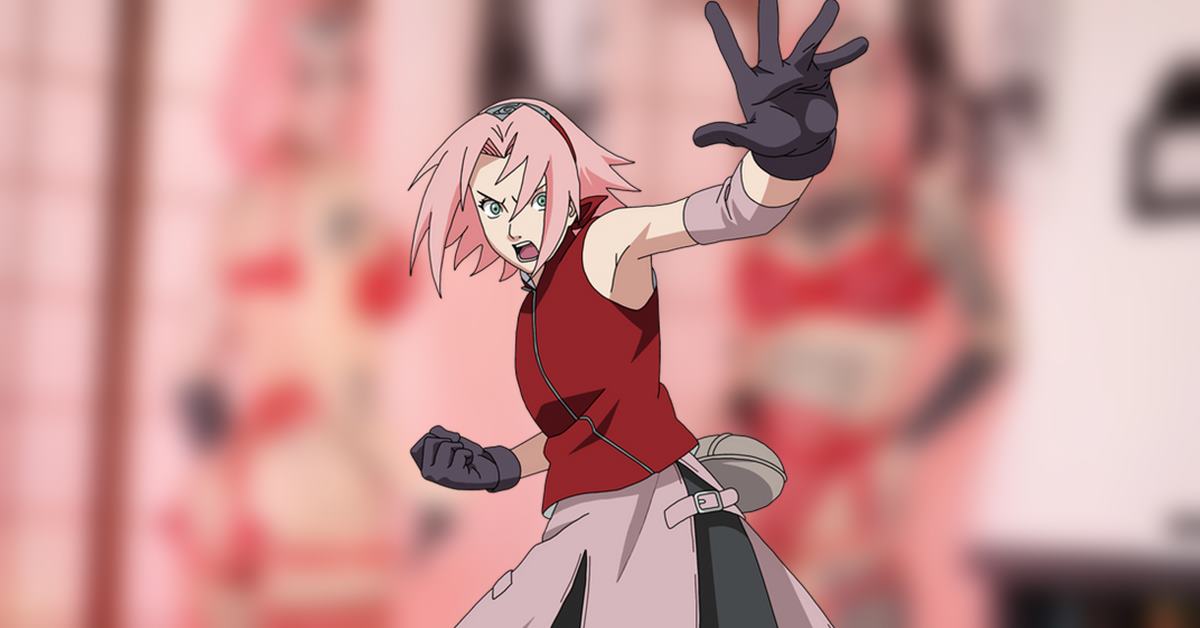 Brasileira faz ousado cosplay da Sakura Haruno de Naruto
