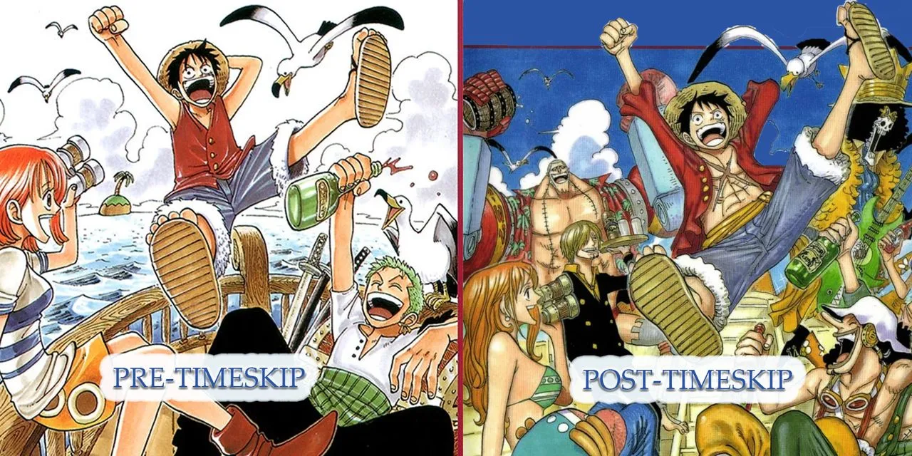 One Piece: Como os arcos pós-Timeskip são paralelos aos arcos pré-Timeskip?